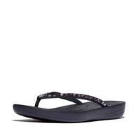 Iqushion Multi-crystal Ergonomic Flip-Flops Midnight Navy