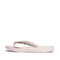 Iqushion Multi-crystal Ergonomic Flip-Flops Nude Rose