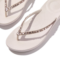 Iqushion Multi-crystal Ergonomic Flip-Flops Nude Rose