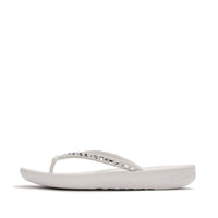 Iqushion Multi crystal Ergonomic Flip-flops Urban White