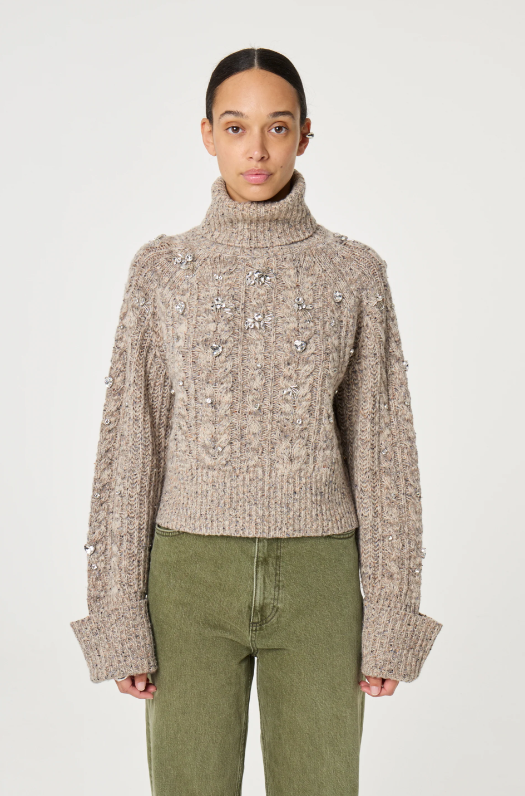 Jules Pullover Dark Oatmeal Melange