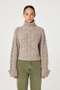 Jules Pullover Dark Oatmeal Melange