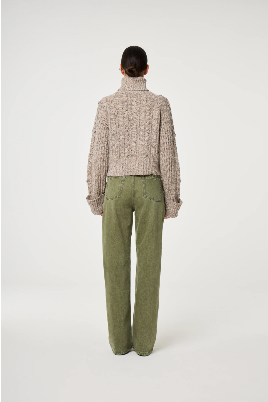 Jules Pullover Dark Oatmeal Melange