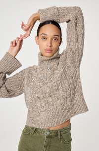 Jules Pullover Dark Oatmeal Melange