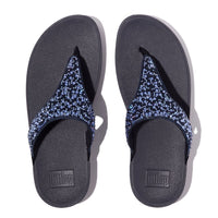Lulu Crystal mix toe-post Midnight Navy