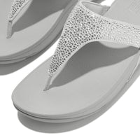 Lulu Crystal mix toe-post Silver