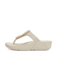 Lulu Marbled Stone Toe Post Sandal Paris Beige