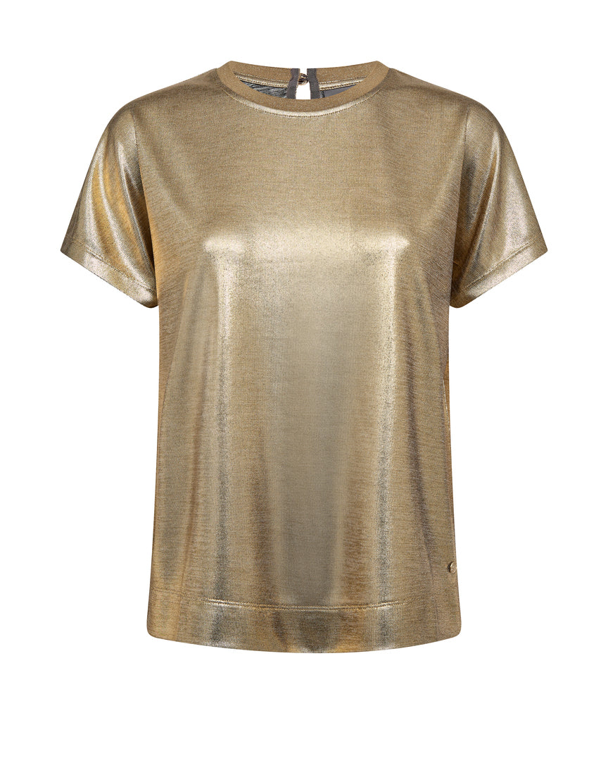 Nivola Metallic Tee Gold