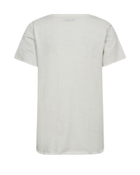 white t-shirt with squin design and short sleeves by Mos Mosh at The SHOE GALLERY