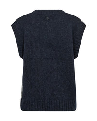 Jennine Knit Vest Salute Navy