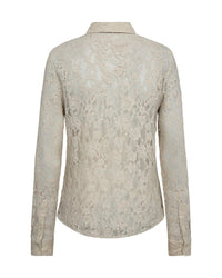 Kether Lace Sand Sequin Shirt