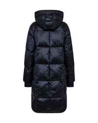 Nova Metallic Square Down Jacket Salute Navy