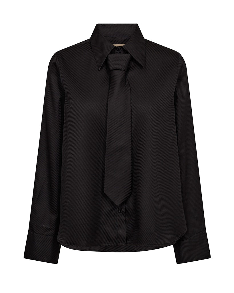 Ayen Stripe Shirt Black