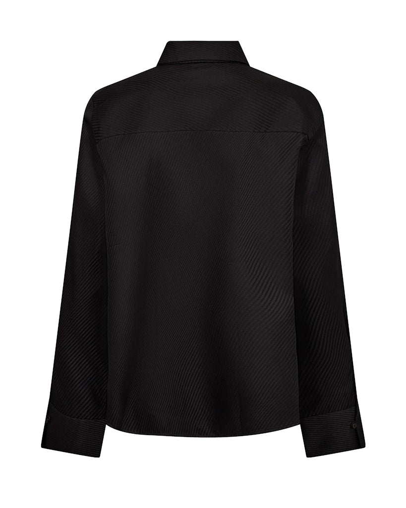 Ayen Stripe Shirt Black