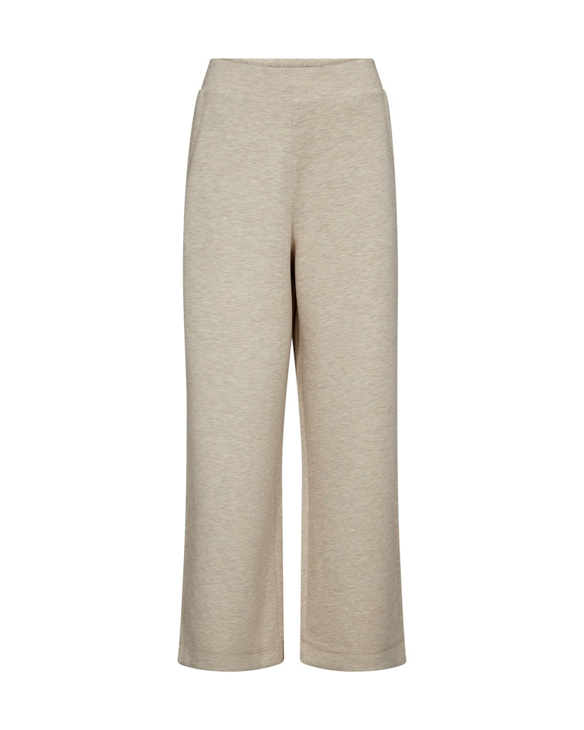 beige cropped sweat pants