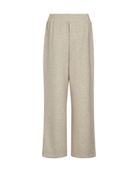 beige cropped sweat pants