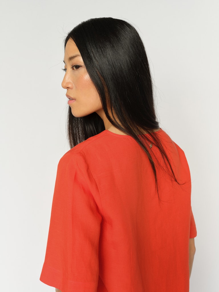 Raina Alexis Blouse Spicy Orange