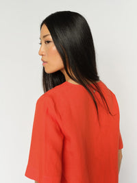 Raina Alexis Blouse Spicy Orange