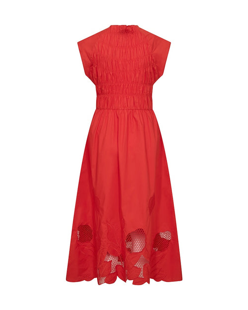 Aria Mono Spicy Orange Dress