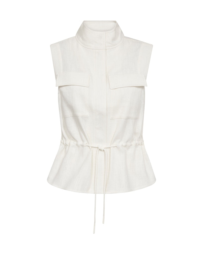 Lelo Ramie Vest Ecru