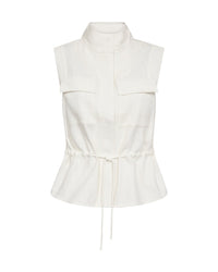 Lelo Ramie Vest Ecru