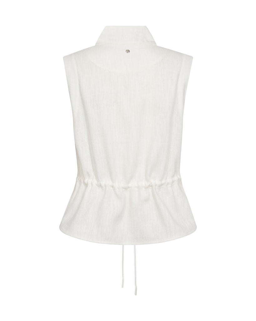 Lelo Ramie Vest Ecru