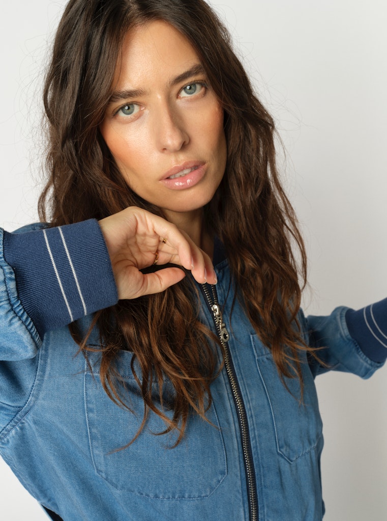 Cate Onyx Jacket Light Blue Denim