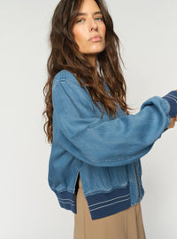 Cate Onyx Jacket Light Blue Denim