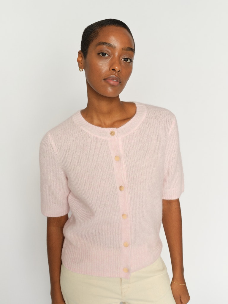 Thora SS Knit Cardigan Ballet Slipper