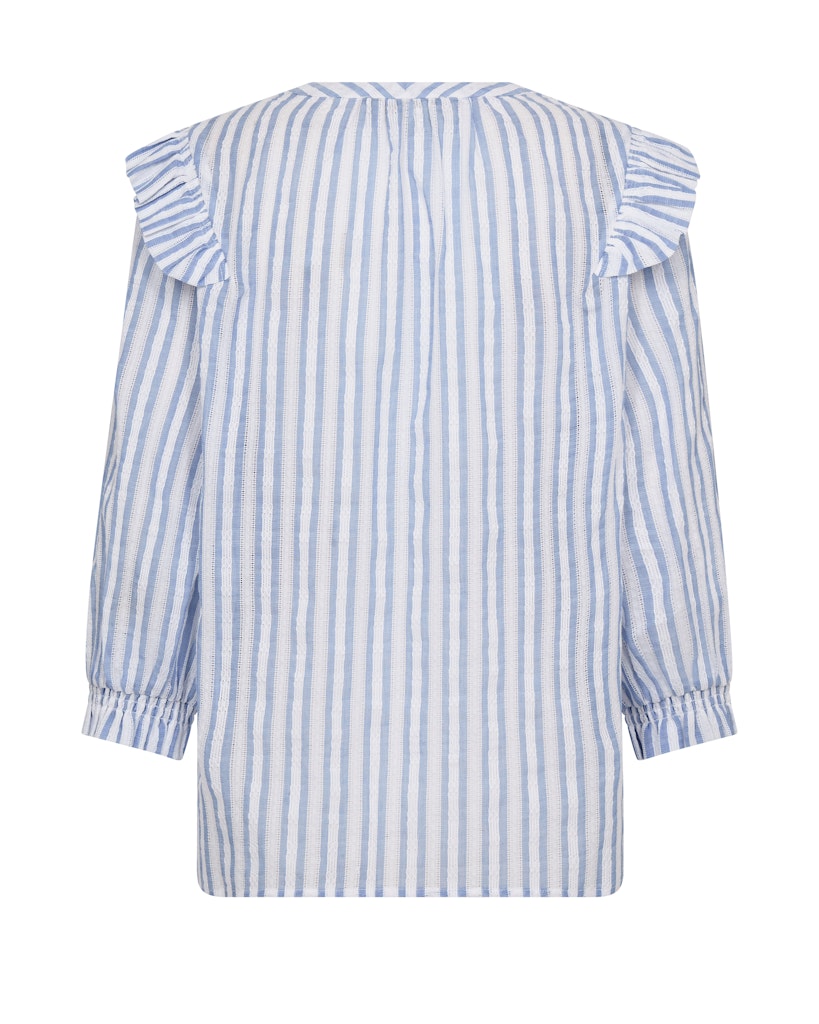 Debby Stripe Shirt Brunnera Blue