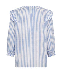 Debby Stripe Shirt Brunnera Blue