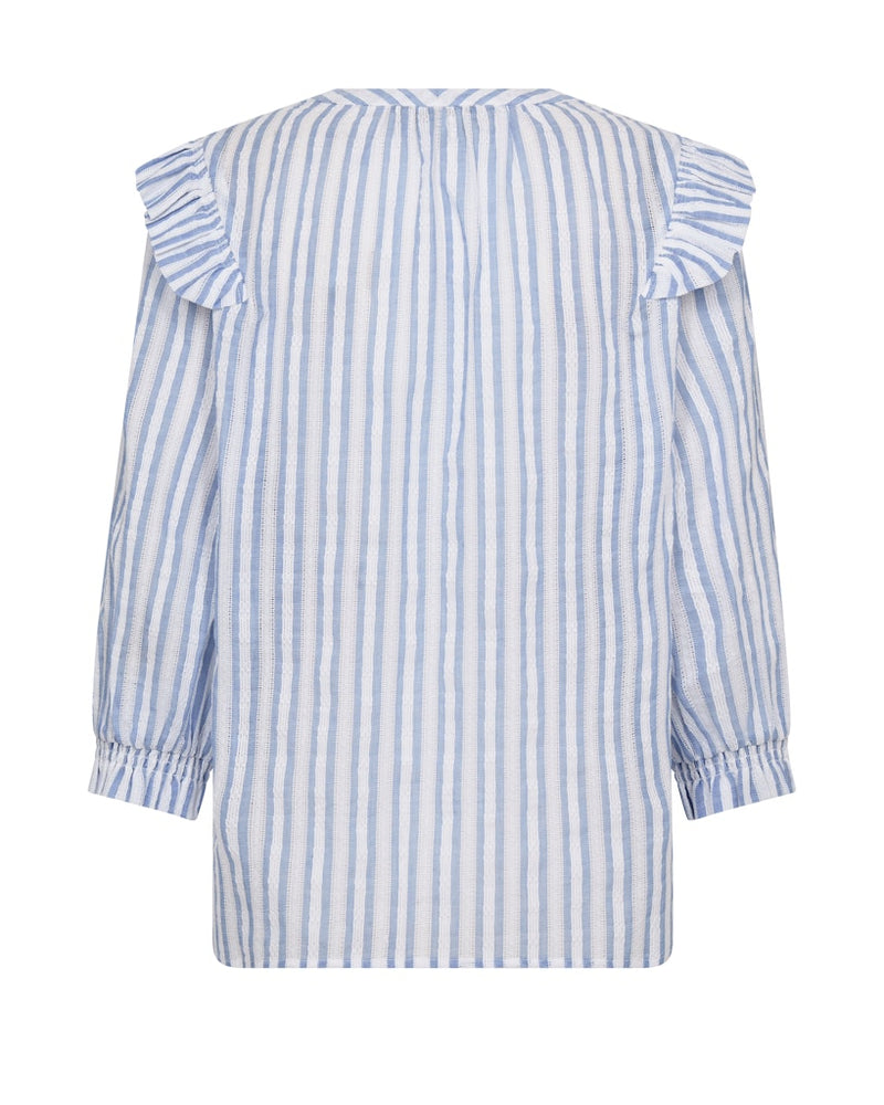 Debby Stripe Shirt Brunnera Blue