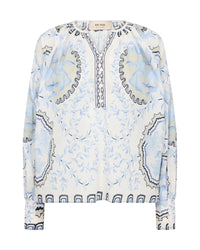 Wylde Orchid Blouse Brunnera Blue