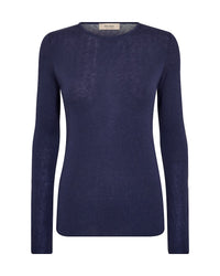 Bouch O Neck Knit Crown Blue