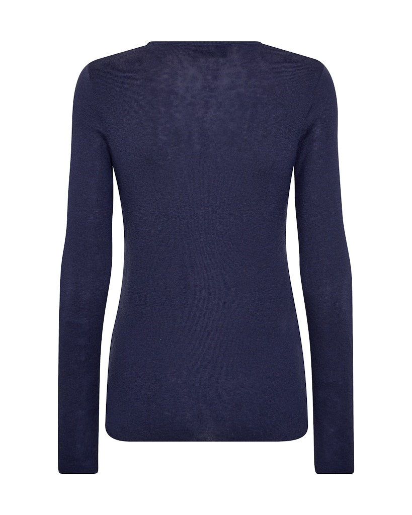 Bouch O Neck Knit Crown Blue