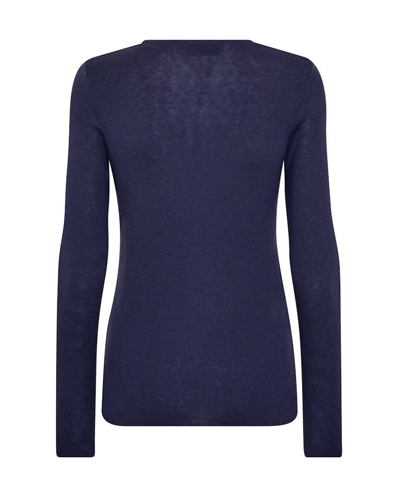 Bouch O Neck Knit Crown Blue