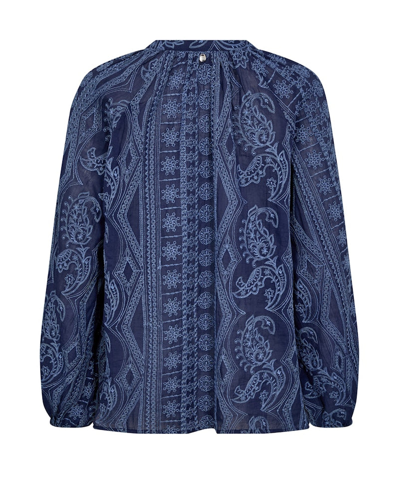 Gata Allo Blouse Crown Blue