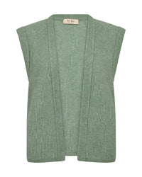 Thora Knit Vest Turf Green