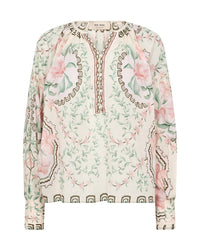 Wylde Orchid Blouse Turf Green