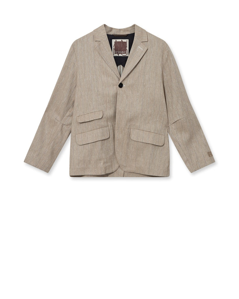 Humble Herringbone Blazer Iced Coffee