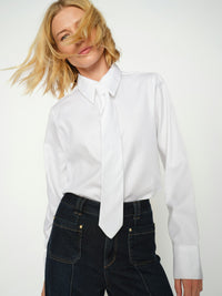 Ayen Stripe Shirt White