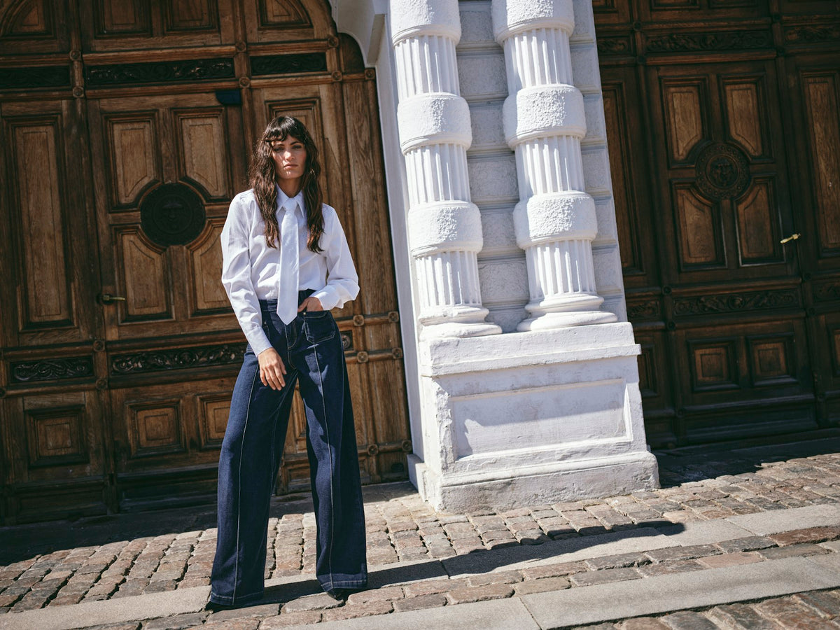 Ayen Stripe Shirt White