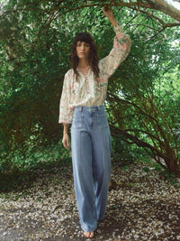 Wylde Orchid Blouse Turf Green