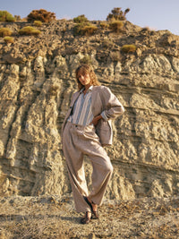 Heyano Gentle Herringbone Pant