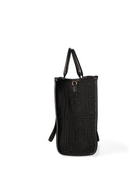 MY BEST BAG Ossidiana Tote Black Embossed Design