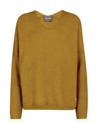 Thora V-Neck Sweater Fir Green SALE