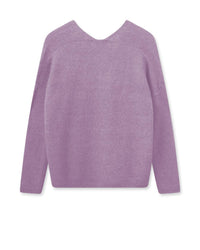 Thora V Neck Knit Lavender