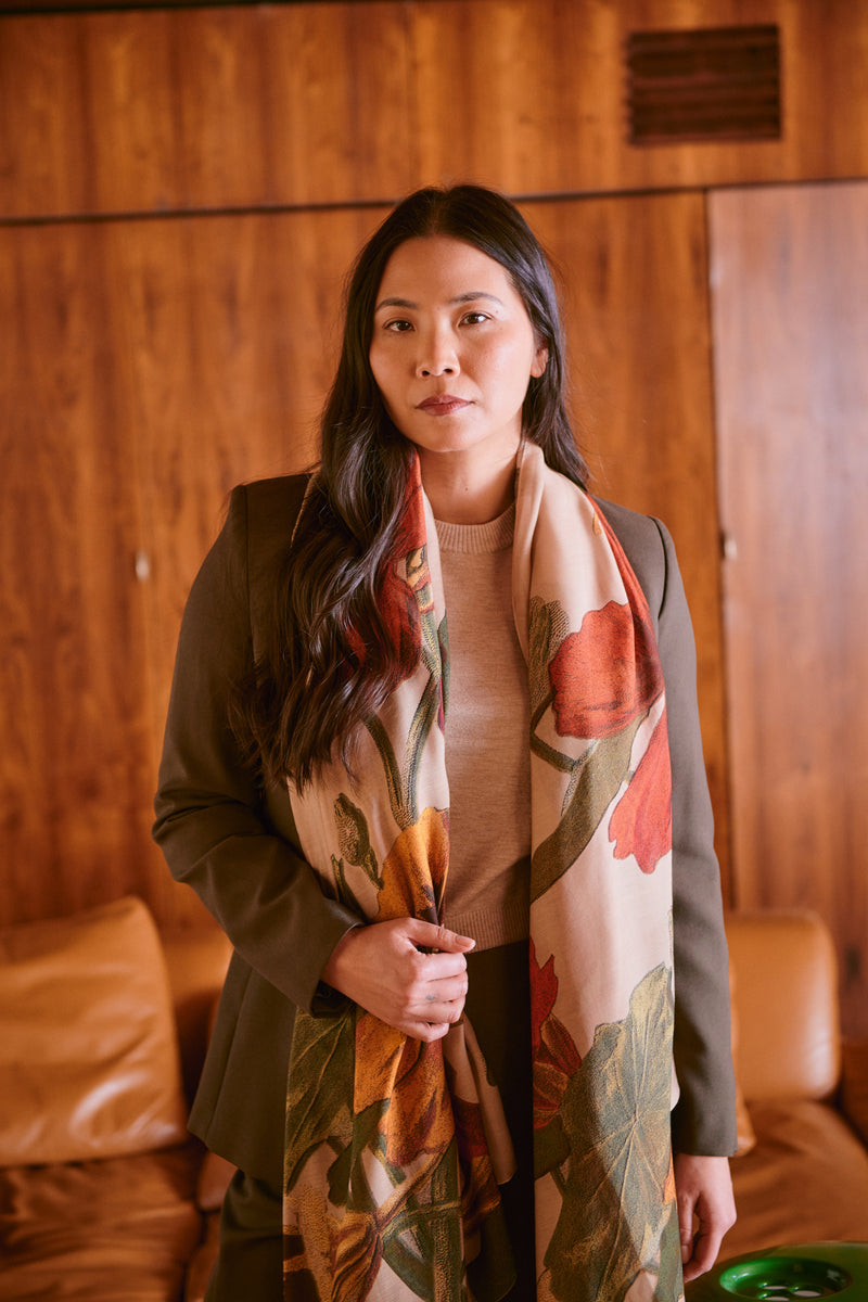 Nasturtium Fawn Scarf