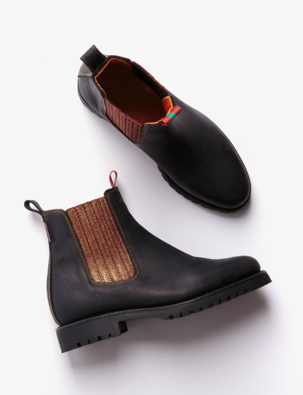 Oscar Black Leather Boot SALE