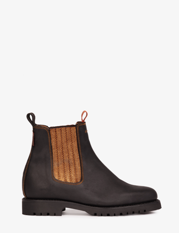 Oscar Black Leather Boot SALE